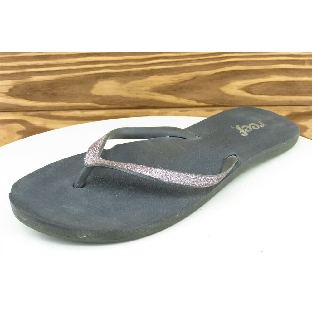 Reef Sz 9 M Gray Flip Flop Synthetic Women‎ Sandals